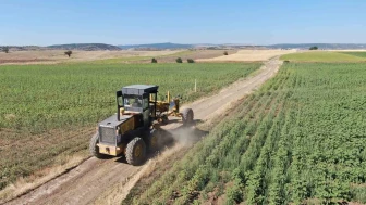 İnönü’de Hasat Öncesi Çiftçiye Yol Desteği
