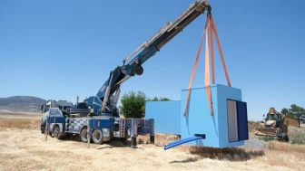 ESKİ tarafından 18 noktaya prefabrik beton su deposu yerleştirildi