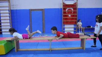 Tepebaşı’nda Geleceğin Yıldızları Jimnastikle Yetişiyor