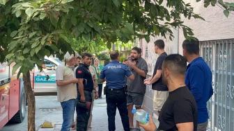 Apartman yangınında panik!