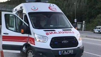 Bilecik'te Motorlu Bisiklet Kazası