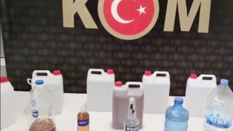 Kütahya'da Düzenlenen Operasyonda 50 Litre Sahte Alkol Ele Geçirildi