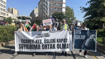 Eskişehir’de Filistin ile Dayanışma Yürüyüşü Düzenlendi