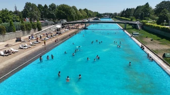 Kentpark Yapay Plajı Sezona Hızlı Girdi