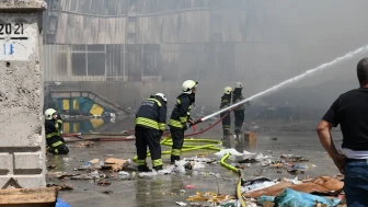Eskişehir’de Geri Dönüşüm Tesisinde Korkutan Yangın