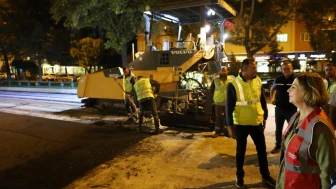 Başkan Ünlüce Atatürk Bulvarı’ndaki yol çalışmalarını inceledi