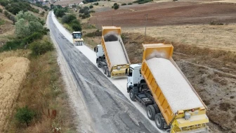 Eskişehir'de Kırsal Yol Çalışmaları Devam Ediyor