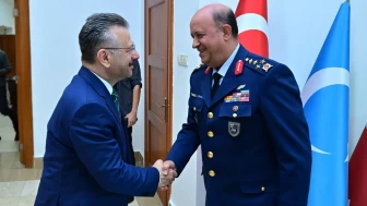 Orgeneral Güneykaya’dan Vali Aksoy’a Veda Ziyareti