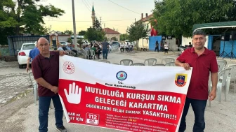 Afyonkarahisar Jandarmasından Düğünlerde Silah Atılmasına Karşı Bilgilendirme