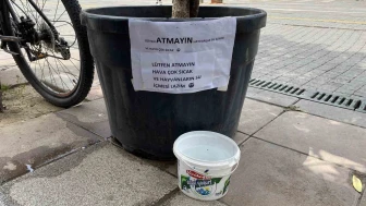 Sokak Hayvanları İçin Kibar Uyarı Notu Dikkat Çekti