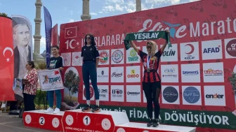Eskişehirli Sporcu Bahar Sezer, Edirne Yarı Maratonu’nda 3. Oldu