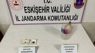 Eskişehir’e Uyuşturucu Getiren 2 Şüpheli Jandarmaya Yakalandı