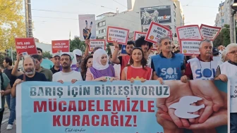 Eskişehir Emek ve Demokrasi Platformu Barış İçin Yürüdü