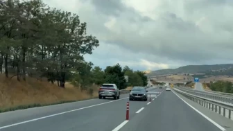 Eskişehir - Bozüyük kara yolunda Sürücü Ters Şeritte Tehlike Saçtı
