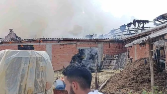 Bilecik’te Samanlık Yangını Paniğe Neden Oldu