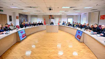 Eskişehir Emniyetinde güvenlik ve asayiş toplantısı