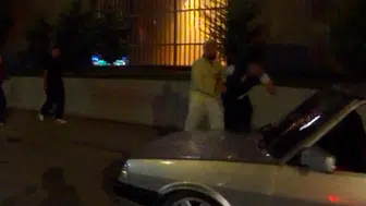 Eskişehir’de AVM Önünde Gergin Anlar Kamerada