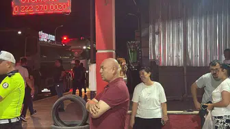 Baksan’daki yangını esnaf gözyaşlarıyla izledi
