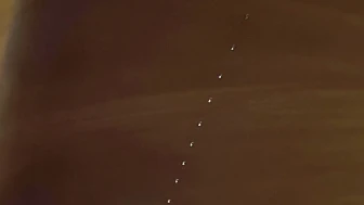 Tavşanlı’da Gökyüzünde Peş Peşe Işıklar Görüldü