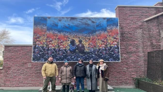 “Savaşın Çocukları” eseri Avlu Sanat’ta sanatseverlerle buluştu