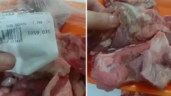 Zincir markette et skandalı: Görüntüler sosyal medyada infial yarattı