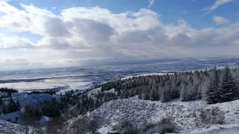 Eskişehir’de Kar Yağışı Kartpostallık Manzaralar Oluşturdu