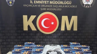 Bilecik Osmaneli’nde kaçak makaron operasyonu