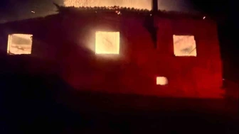 Bilecik’te Gece Saatlerinde Korkutan Yangın