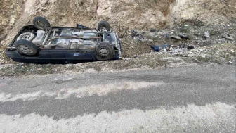 Bilecik’te Yağış Kazaya Neden Oldu: Otomobil Takla Attı