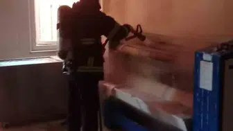 Gerede'deki kız yurdunda ütü kaynaklı yangın paniği