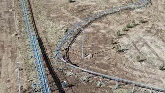 Erciyes'te 1.100 metrelik dağ kızağı heyecanı: Test sürüşleri start aldı