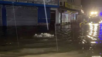 Sarıyer'de sel sularına kapılan genç adam kaldırıma çarparak hayatını kaybetti