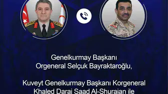 Türkiye ve Kuveyt Arasında Askeri Diplomasi: Bayraktaroğlu ve Al-Shuraian Görüştü