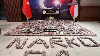 Anadolu Otoyolu'nda 18 milyon liralık sentetik ecza operasyonu
