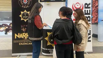 Erzincan'da narkotik ekiplerinden 6 bin 600 kişiye kritik uyarı