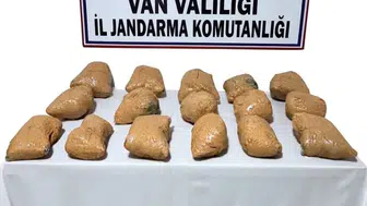 Saray sınır hattında uyuşturucu operasyonu: 22 kilo toz esrar yakalandı