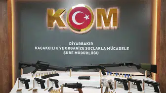 Diyarbakır'da silah kaçakçılarına şafak baskını: 13 gözaltı