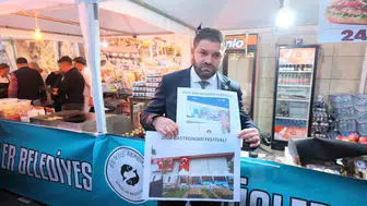 Niğde Gastronomi Festivali'nde Gümüşler Belediyesi'nin tanıtım brandası krizi