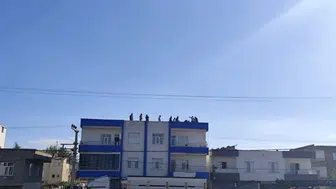 Bismil'de fırtına sonrası onarım çalışması faciayla sonuçlandı