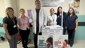 Bandırma'da anne adaylarına normal doğumun önemi anlatıldı