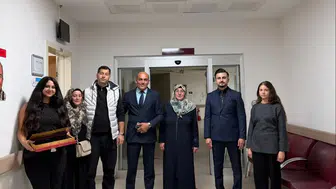 Tercan Devlet Hastanesi'nde hasta hakları için özel ziyaret ve bilgilendirme çalışması