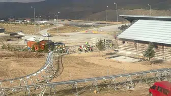 Erciyes'te dört mevsim eğlence: Dağ kızağı projesinde sona yaklaşılıyor