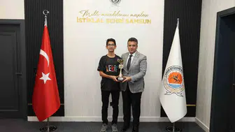 Samsunlu genç yetenek Kerem Yiğit dron yarışlarında zirveye yerleşti