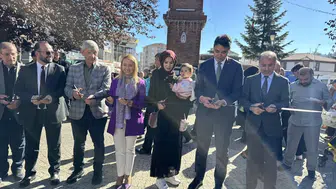 Pazaryeri’nde öğrenciler Filistin için dayanışma çarşısı kurdu