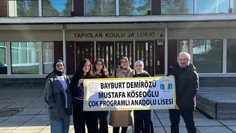 Bayburtlu eğitimciler ve öğrenciler Finlandiya’nın dijital eğitim modelini yerinde inceledi