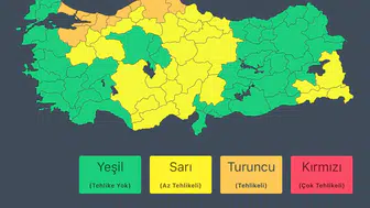 Meteorolojiden 36 il için kritik uyarı: 10 şehirde turuncu alarm verildi