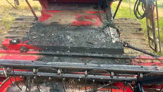 Büyükaltıağaç’ta kooperatifin ortak emeği küle döndü