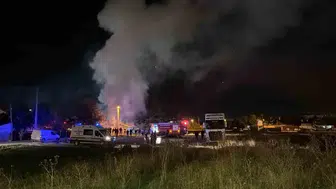 Bolu'da soba yakma girişimi faciaya dönüyordu: Tek katlı ev kullanılamaz hale geldi