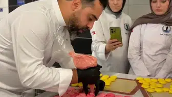 Gerze Meslek Yüksekokulu'nda makaron ustalığı eğitimi