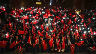 Erzurum'da Cumhuriyet'in 103'üncü yılı coşkuyla kutlandı